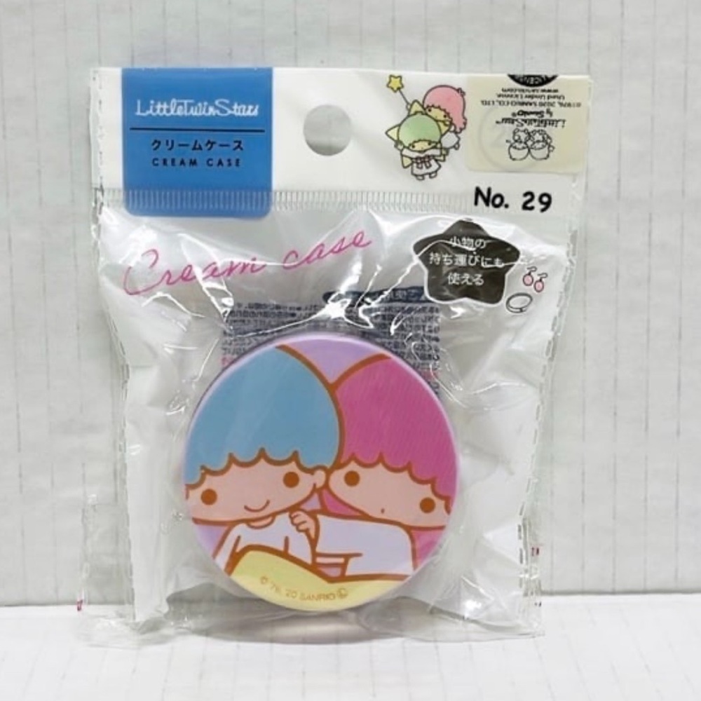 Little Twin Stars Kiki and Lala Round Multi Purpose Case / Crream 20g